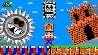 Super Mario Bros But Everything Mario Touches Turns Into a Magnet [upl. by Waddle]