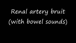 Renal artery bruit [upl. by Madaih]