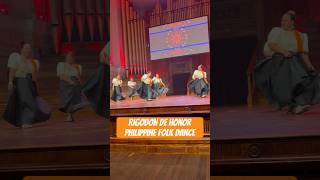 Philippine Folk Dance Rigodon de Honor by Mabuhay Dance Group at Multicultural Expo [upl. by Ashien]