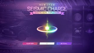 I GOT THE NEW SEISMIC CHARGE GOAL EXPLOSION IN ROCKET LEAGUE  BEST GOAL EXPLOSION [upl. by Etana]