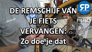 DE REMSCHIJF VAN JE FIETS VERVANGEN Zo doe je dat [upl. by Nileak525]