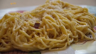 Spaghetti Carbonara Recipe  Pasta Karbonara Sašina kuhinja [upl. by Teahan]