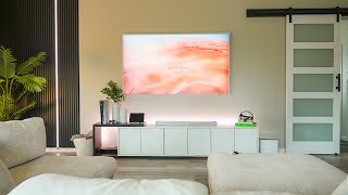 I Turned My Living Room Into a HOME THEATER  With Bose Smart Ultra Sound Bar [upl. by Dnalwor]