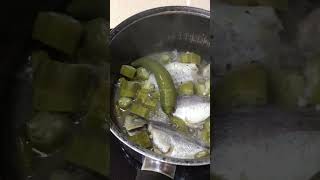 Paksiw na isda with okra yummy shorts foodlover [upl. by Fasano746]