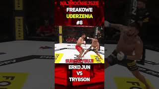 Najmocniejsze Freakowe Uderzenia 8  Erko Jun VS Trybson shorts erkojun trybson [upl. by Kory524]