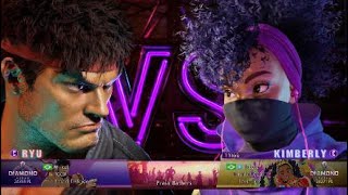 SF6 🔥 leaf Ryu vs Fabyuu Kimberly 🔥【 Street Fighter 6 】 [upl. by Hime726]