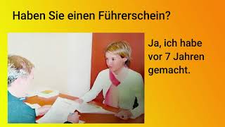 a2b1 Prüfung Vorstellungsgespräch Bildbeschreibung und 2 Dialogetypische Fragen und Antworten [upl. by Riatsala]