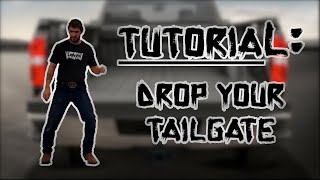 Drop Your Tailgate Line Dance Tutorial [upl. by Anirehtac]