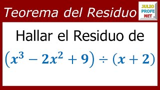 APLICACIÓN DEL TEOREMA DEL RESIDUO [upl. by Lochner296]