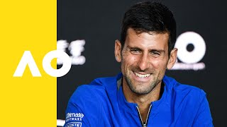 Novak Djokovic press conference SERBIAN  Australian Open 2019 [upl. by Hsitirb]