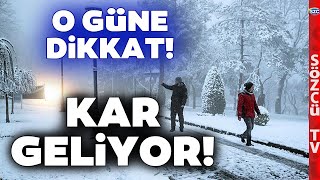 KAR KAPIYA DAYANDI Meteoroloji Kar Yağışı İçin Gün Verdi Kar Ne Zaman Yağacak [upl. by Tremayne709]