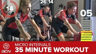 Fast Fitness Workout  High Intensity 35 Minute Indoor Cycling Training [upl. by Arata]