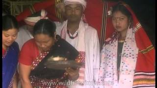 Newly wed husband and wife Mishing tribe of Assam [upl. by Poppy]