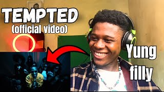 Yung Filly  Tempted Official Video Reaction video [upl. by Akenehs356]