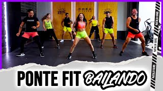 🔥BAILE FIT INTENSO en CASA 128 Quema calorías en casa Intense Zumba Dance Class  Natalia Vanq [upl. by Nahpos]