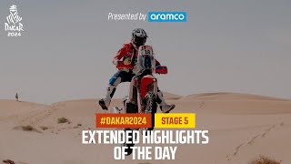 Extended highlights of Stage 5 presented by Aramco  Dakar2024 [upl. by Caine433]