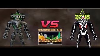 REAL STEEL Zeus VS ZEUS Halloween New Robots UPDATE Живая сталь [upl. by Goldston]