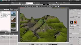 iClone 5 Tutorial  Creating a Height Map Terrain for iClone [upl. by Alyag324]