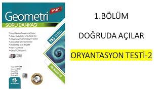 BİLGİ SARMAL TYTAYT GEOMETRİ 2023 DOĞRUDA AÇILAR  ORYANTASYON TESTİ2 [upl. by Brucie88]