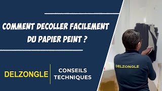 Comment Décoller Facilement du Papier Peint dun Mur  Décoller du Papier Peint Intissé Dissoucol [upl. by Schroder]