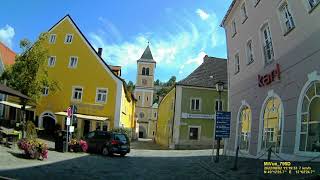 D Stadt Burglengenfeld Landkreis Schwandorf Rundfahrt durch die Stadtmitte August 2022 [upl. by Nojad]