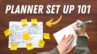 How To Set Up Your New Planner [upl. by Stanwinn]