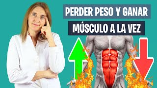 Ganar masa muscular y perder peso  es fácil si haces esto 🦁 [upl. by Ayel239]