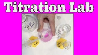 Titration Lab HCl  NaOH [upl. by Eidac]