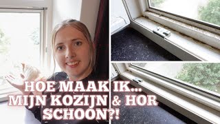 KOZIJN amp HOR SCHOONMAKEN  Hoe doe je dat  Clean with me  Kunststof kozijn schoonmaken [upl. by Hermann997]