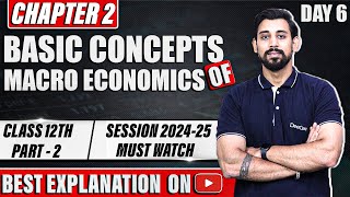 Macroeconomics  Basic concepts of Macroeconomics  Class 12  Part 2 [upl. by Enaitsirk]