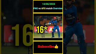 14062024 PNG vs AFG match Overview  factsmaavalite papuanewguinea afghanistan t20wc2024 [upl. by Ricoriki]