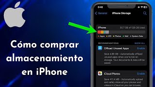 Cómo comprar almacenamiento en iPhone [upl. by Haeckel]