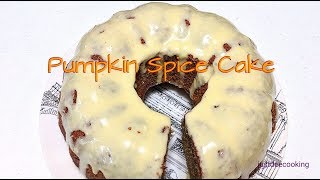 Pumpkin Spice Cake  Easy Recipe No Mixer Required [upl. by Aroz590]