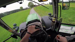 ENDLICH GoPro Hero 4  Lets Drive John Deere 6145R und Marchner Güllefass 12 Kubik Teil 2 [upl. by Skilken550]