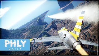 F100D SUPER SABRE  FOX 2 War Thunder Supersonic Jets Gameplay [upl. by Coffin]