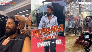 BTS Making amp Tour of Pushpa 2 The Rule set and the house of Allu Arjun [upl. by Calhoun]