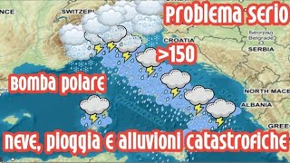 Meteo in Italia da domani fino a giovedì 15 febbraio 2024 Pioggia e neveSta arrivando un tornado [upl. by Prager771]