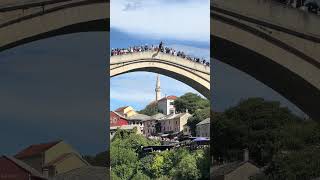 Old bridge Mostar jump [upl. by Burkhardt977]