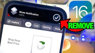 How To Remove Shortcut Notification on iPhone iOS 16 EASY [upl. by Augy]