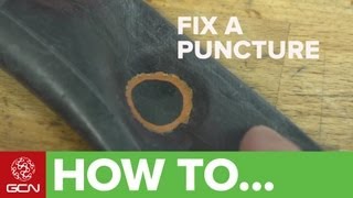 How To Fix A Bike Puncture  Repairing An Inner Tube [upl. by Hertz]