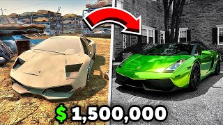 Restoring My 1500000 LAMBORGHINI Gallardo Car Mechanic Simulator [upl. by Veradi]