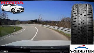 Slow corner speeds with Vredestein Quatrac 5 [upl. by Ennairac]