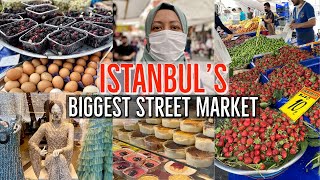 Istanbuls Biggest Street Market  Hidden Local Sweet Shops By Aysenur Altan [upl. by Sahpec]