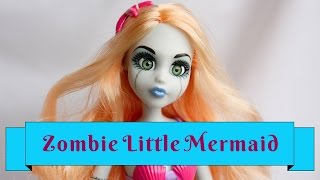 Once Upon a Zombie Little Mermaid Doll Review amp Unboxing [upl. by Isabelita]