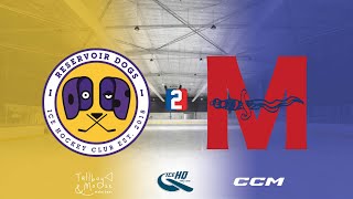 Reservoir Dogs v Mates  Div 2  7th October  IceHQ Rec League ice hockey [upl. by Aitnauq]