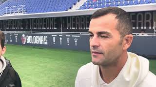 Claudio Rivalta post partita BolognaShakhtar Donetsk [upl. by Mcnalley428]