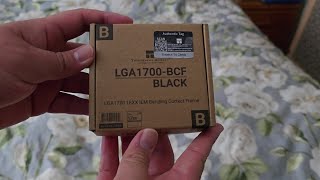 LGA 1700 Contact FrameNFA14x25r G2 140mm Round Frame Fan amp Artic Silver MX6 Unboxing [upl. by Milissa442]