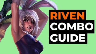 Every Riven Combo That You NEED to Learn Riven Advanced Guide [upl. by Aitret707]