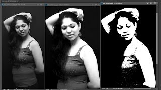 42 Five Different Black amp White Techniques in Photoshop [upl. by Bobina]