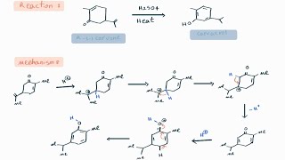 Conversion of acidcatalyzed isomerization of Carvone to Carvacrol carvone [upl. by Martynne744]